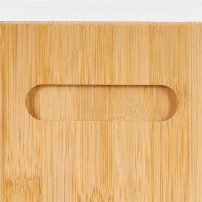 Cutie pentru paine din bambus cu fereastra transparenta, inchidere magnetica, 39x20x31 cm, bambus natural [20]