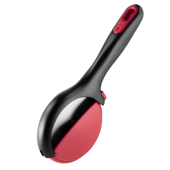Cutit pizza Tefal Ingenio K1990334, inox, capac de protectie pentru lama, lama detasabila, negru & rosu [9]