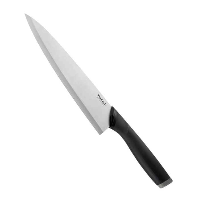 Cutitul bucatarului Tefal Comfort K2213244, 20 cm, lama inox, maner ergonomic, argintiu & negru [2]