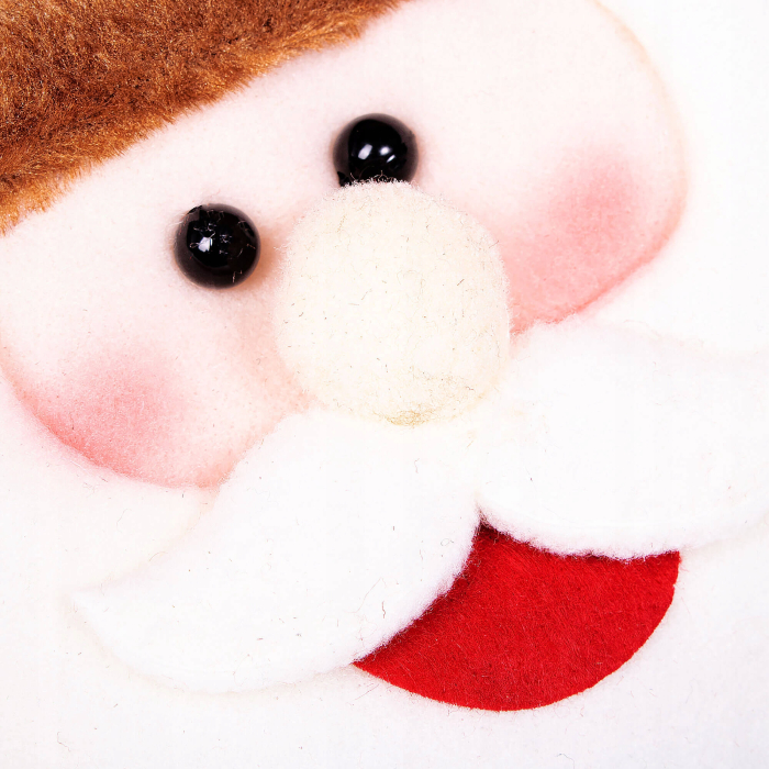 Decoratiune Craciun, soseta pentru cadouri cu Mos Craciun 42cm, rosu [2]