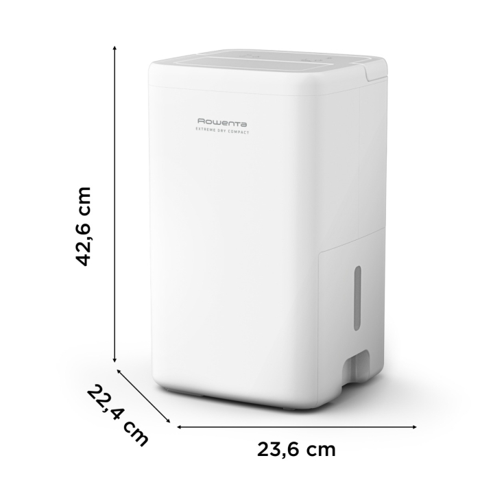 Dezumidificator Rowenta Extreme Dry Compact DH5250F0, 300 W, 14 l/24 h, rezervor 3 l, indicator de umiditate, 3 moduri, functie anti-inghet, alb [12]