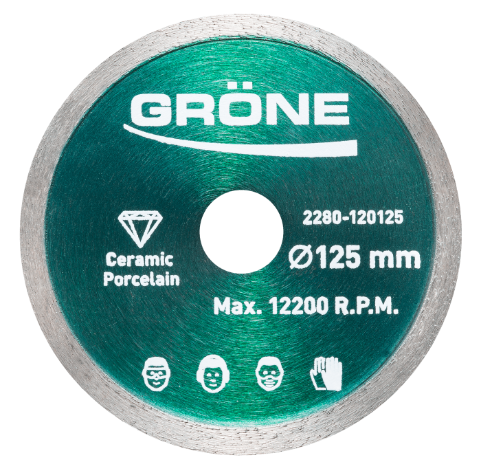 Disc diamantat Gröne diametru 125 x 22,23 mm margine continua [2]