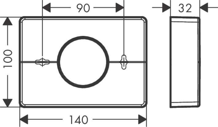 Dispenser pungi igienice Hansgrohe AddStoris, pe perete, 140 x 100 mm, plastic, lucios, auriu, 41773990 [2]