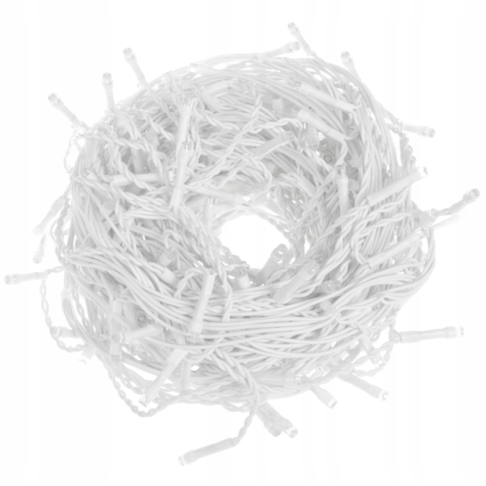 Ghirlanda luminoasa tip perdea 300 LED-uri, 12m, pentru interior/exterior, iluminare alba [7]