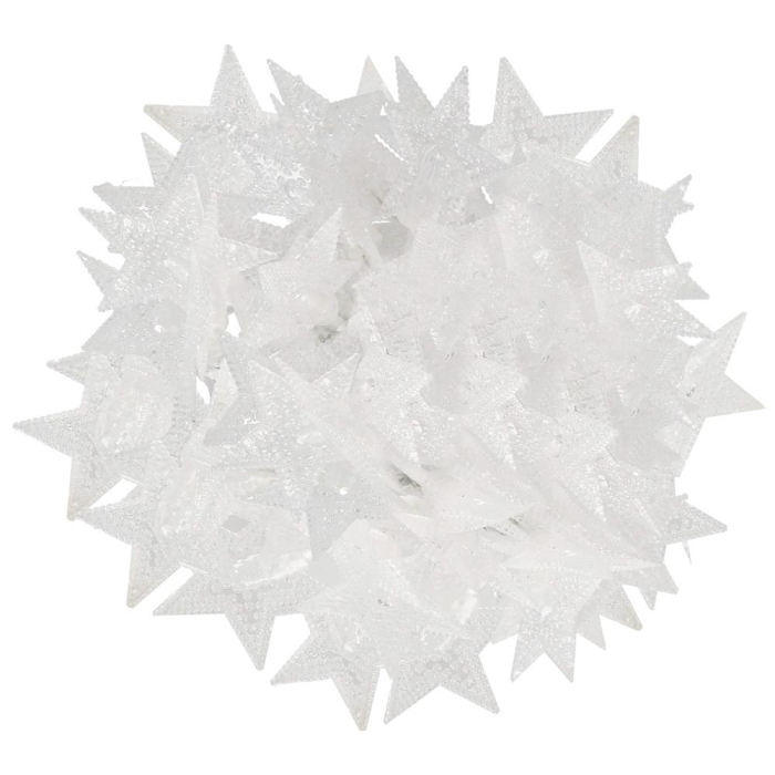 (DL) Instalatie stelute luminoase pentru gradina, 5 metri, 50 LED-uri, cu baterii, galben [12]