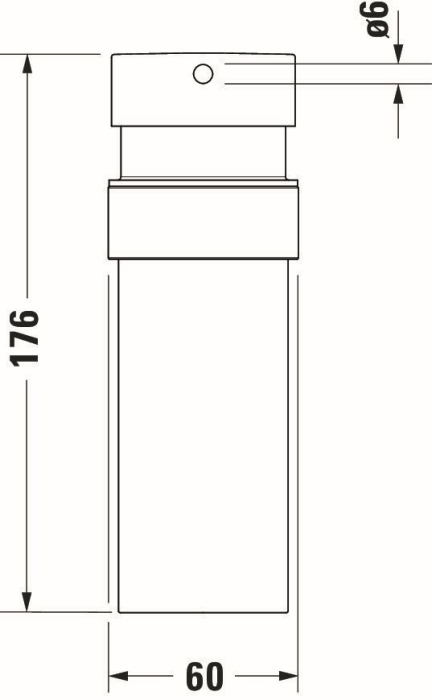Dozator sapun Duravit 0099350400, baie Starck T, tip instalare pe perete, design modern, fixare sigura, bronz [4]