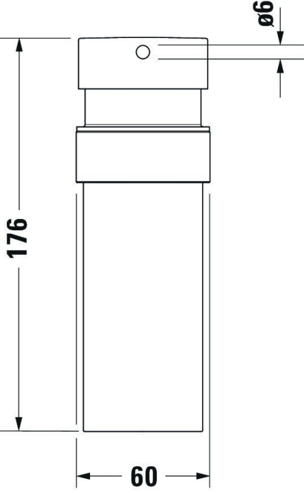 Dozator sapun Duravit 0099351000, Starck T, tip instalare pe perete, volum ml 200, numar orificii instalare 2, crom [3]
