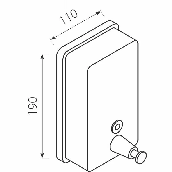 Dozator sapun Ferro Grace 900 ml [2]