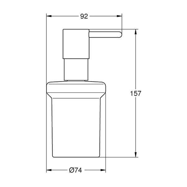 Dozator sapun lichid Grohe Essentials auriu periat Cool Sunrise [2]