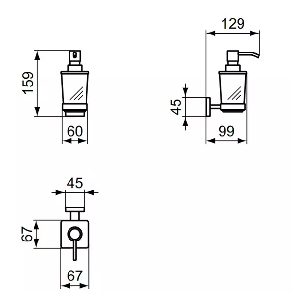 Dozator sapun lichid Ideal standard IOM E2252AA [3]