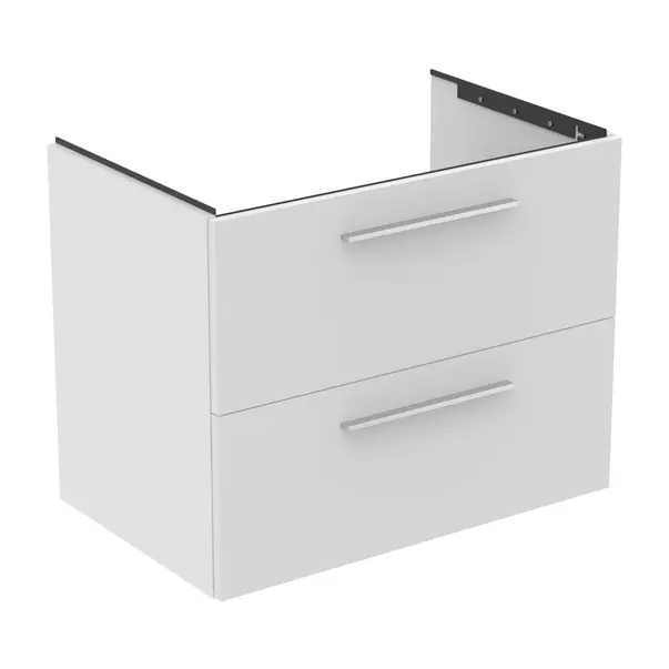 Dulap baza suspendat Ideal Standard i.life B alb mat 2 sertare 80 cm [6]