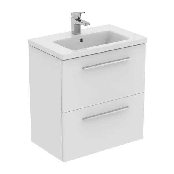 Dulap baza suspendat Ideal Standard i.life S 2 sertare alb mat 60 cm [3]