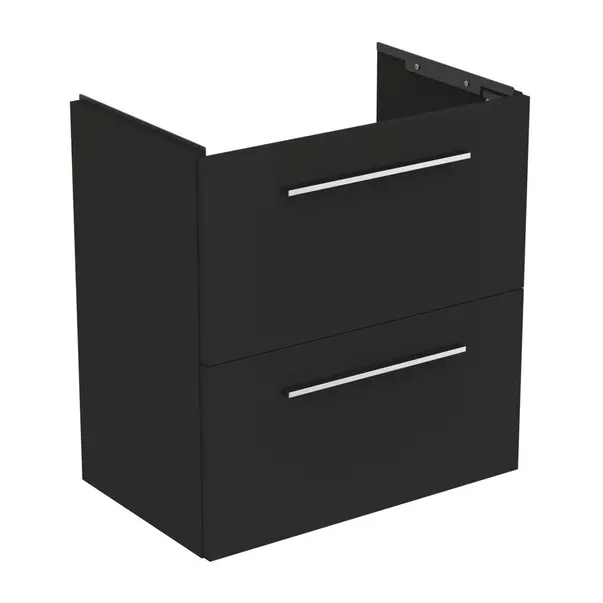 Dulap baza suspendat Ideal Standard i.life S 2 sertare gri carbon 60 cm [6]