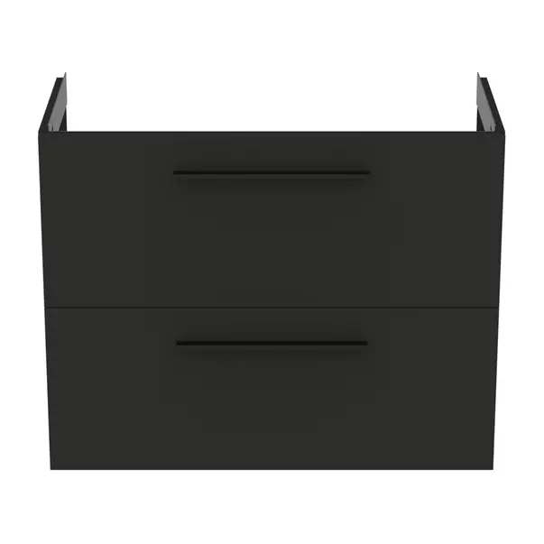 Dulap baza suspendat Ideal Standard i.life S 2 sertare gri carbon 80 cm [6]