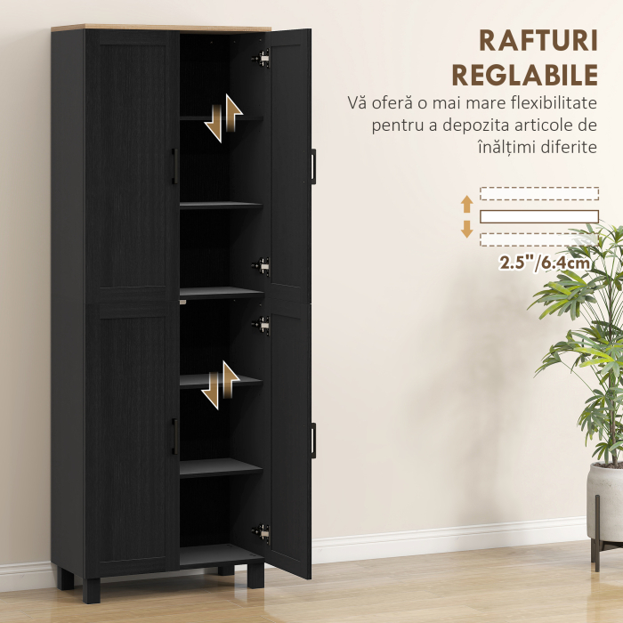  Dulap Bucatarie Alb - 5 Rafturi [5]