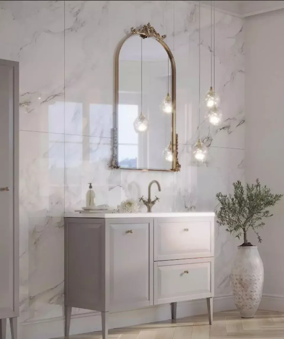 Dulap cabinet Oristo Montebianco, 40 x 46 x 60 cm, sertar, mat, bej, 47-SN1S-40-10 [3]