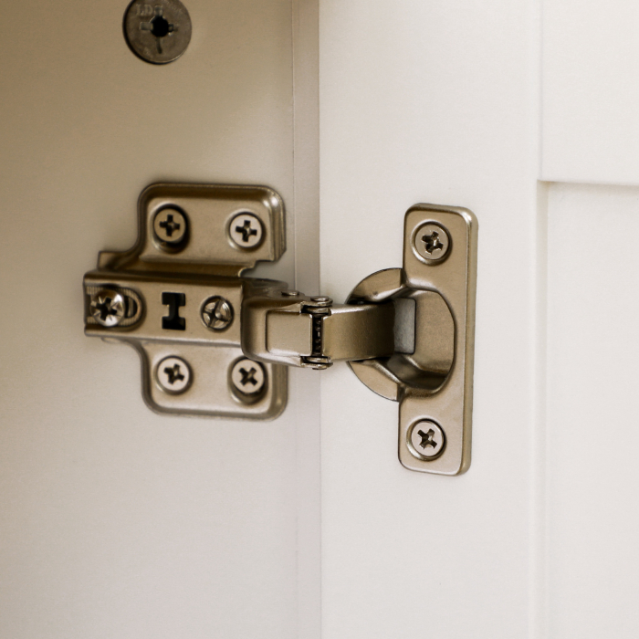  Dulap cu 2 Compartimente si 2 Rafturi Reglabile la 3 inaltimi, 120x40x70 cm, Alb si Culoare Lemn [8]