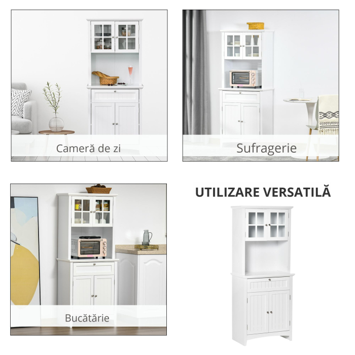  Dulap inalt 68×40×164 cm - Compartimente si Rafturi pentru Bucatarie [4]