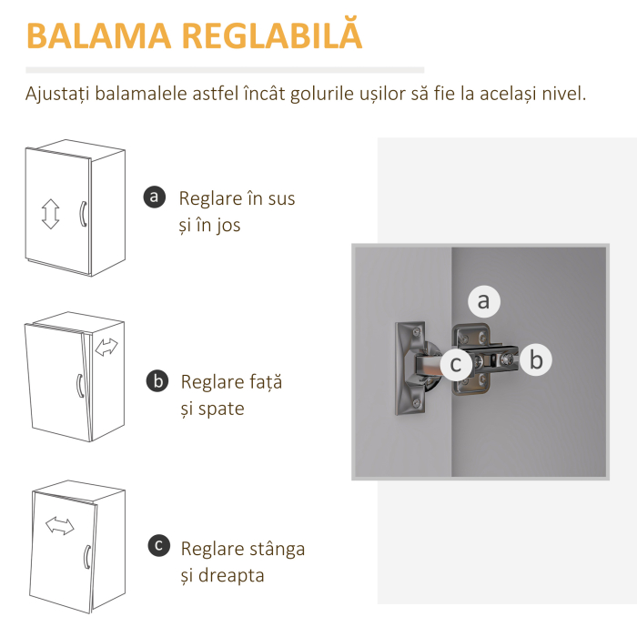  Dulap Lateral cu 5 Sertare, Dulap cu Raft Reglabil, Mobilier pentru Birou pe Roti, Suport pentru Imprimanta pentru Biroul de Acasa, Alb [7]