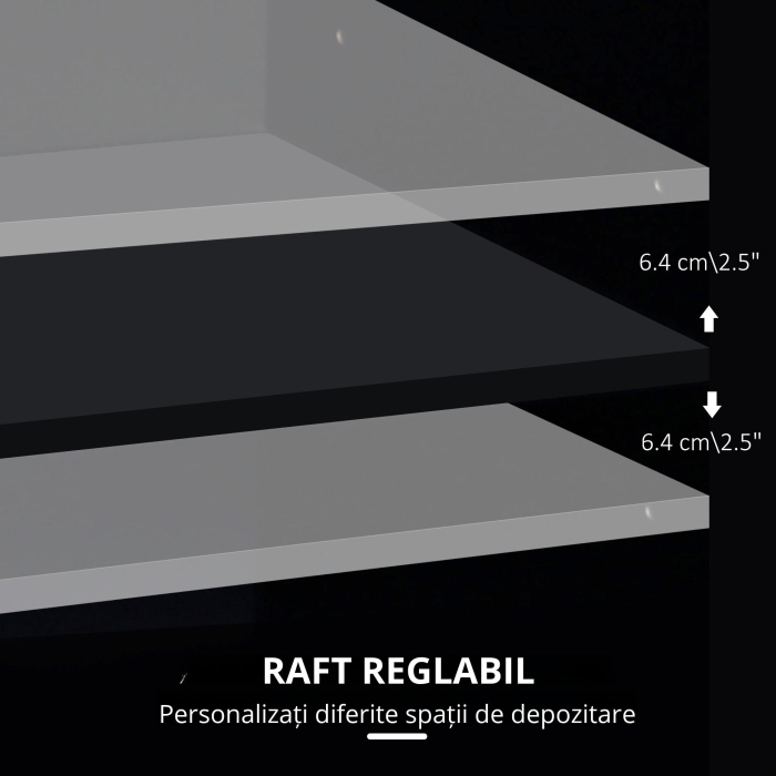  Dulap Mobil pentru Birou - 4 Roti [7]