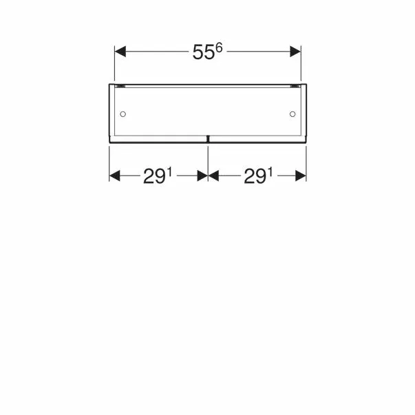 Dulap oglinda Geberit Selnova Square, suspendat, 85 x 59 x 18 cm, maro, 501.267.00.1 [5]