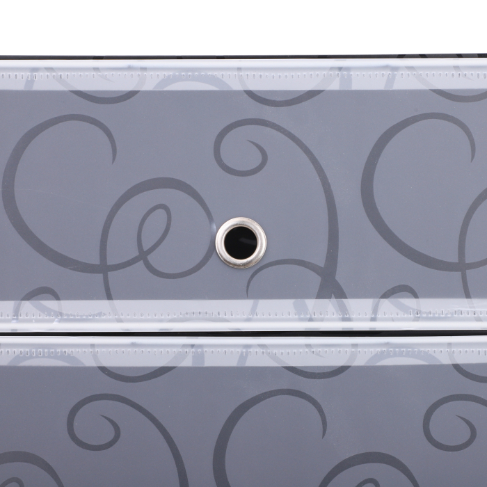  Dulap Pantofi Modular 16 Cuburi in PP Alb si Negru 95x37x160cm [8]