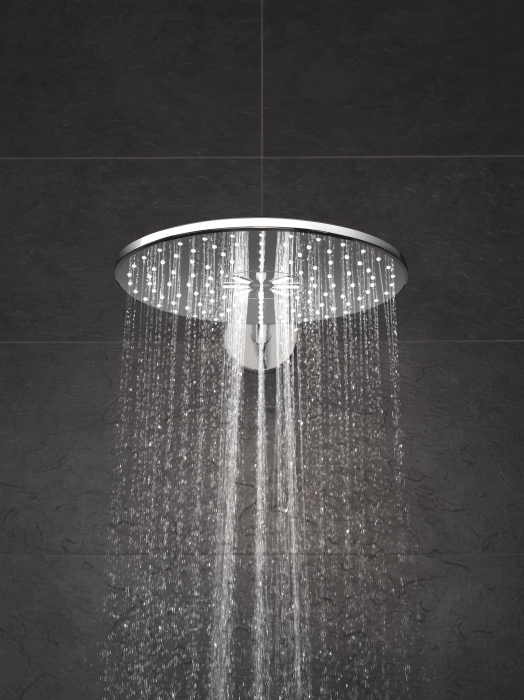Dus fix Grohe 26475000, 310 mm, 1 bar, 430 mm, 2 pulverizari, 26483000, 26484000 cod valva incastrata, Crom [8]