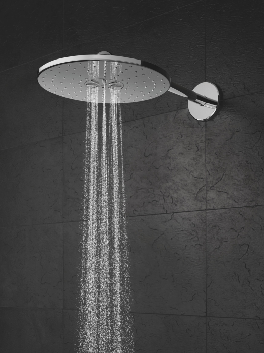 Dus fix Grohe 26475000, 310 mm, 1 bar, 430 mm, 2 pulverizari, 26483000, 26484000 cod valva incastrata, Crom [6]