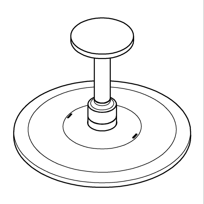 Dus fix Grohe 26477DL0, SmartActive 310 mm, pe tavan, 2 functii, 310 mm, necesita valva, mat, cupru [3]