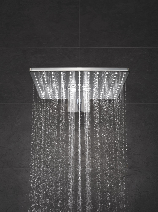 Dus fix Grohe 26479000, 310 mm, 1 bar, 430 mm, 2 pulverizari, 26484000 cod valva incastrata, pivotant, Crom [10]
