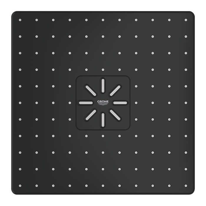 Dus fix Grohe 264792430, 310 mm, 1 bar, 430 mm, 2 pulverizari, 1/2 conexiune instalare, pivotant, Negru [2]