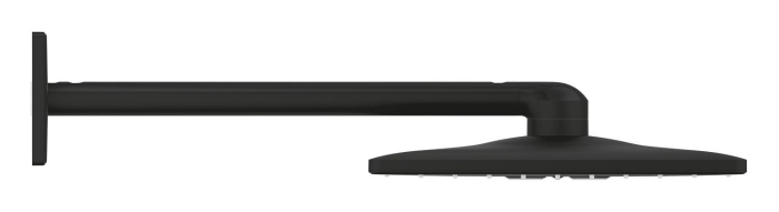 Dus fix Grohe 26479KF0, Rainshower SmartActive 310 Cube, pe perete, 310 mm, 2 functii, necesita valva, mat, negru [4]