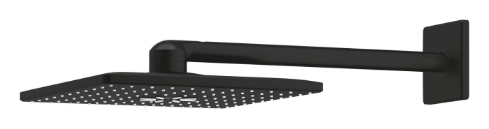 Dus fix Grohe 26479KF0, Rainshower SmartActive 310 Cube, pe perete, 310 mm, 2 functii, necesita valva, mat, negru [5]