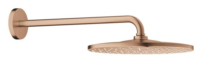 Dus fix Grohe 26558DL0, 310 mm, 0.8 bar, 422 mm, 1 pulverizari, 1/2 conexiune instalare, pivotant, Cupru [2]