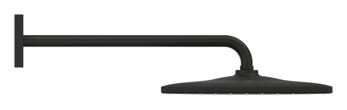 Dus fix Grohe 26564KF0, EuroCube, pe perete, 310 mm, 1 functie, mat, negru [3]