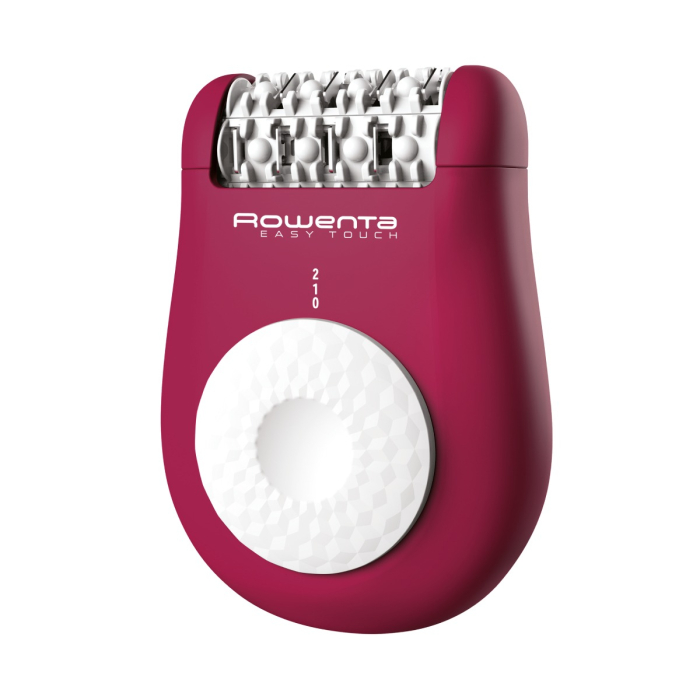 Epilator Rowenta Easy Touch EP1120F1, 2 trepte de viteza, 24 de pensete, sistem de masaj cu bile, accesoriu începatori, roz-închis [2]
