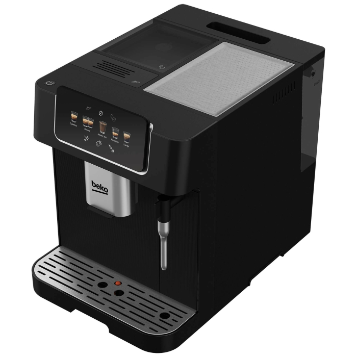 Espressor Automat BEKO CaffeExperto CEG7302B, 2l, 1350W, 19 Bar, 6 tipuri de bauturi, Sistem spumare lapte, Negru-Argintiu [4]