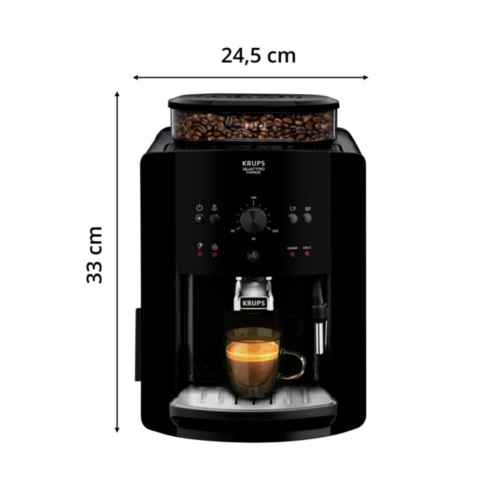 Espressor automat Krups Espresseria Automatic EA810870, 1450W, 15 bar, rezervor apa 1.6 l, rasnita 3 nivele, negru [15]