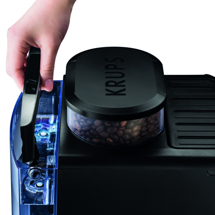 Espressor automat Krups Happy  Arabica EA817010, ecran LCD, 15 bari, rezervor boabe 260g, rezervor apa 1.7L, rasnita 3 nivele, duza abur, funct [6]