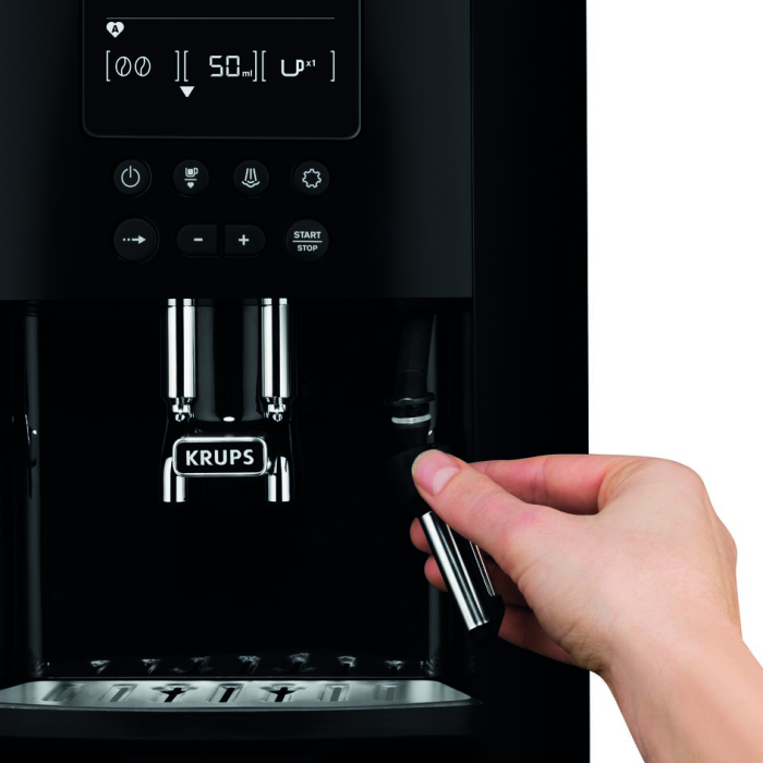Espressor automat Krups Happy  Arabica EA817010, ecran LCD, 15 bari, rezervor boabe 260g, rezervor apa 1.7L, rasnita 3 nivele, duza abur, funct [8]