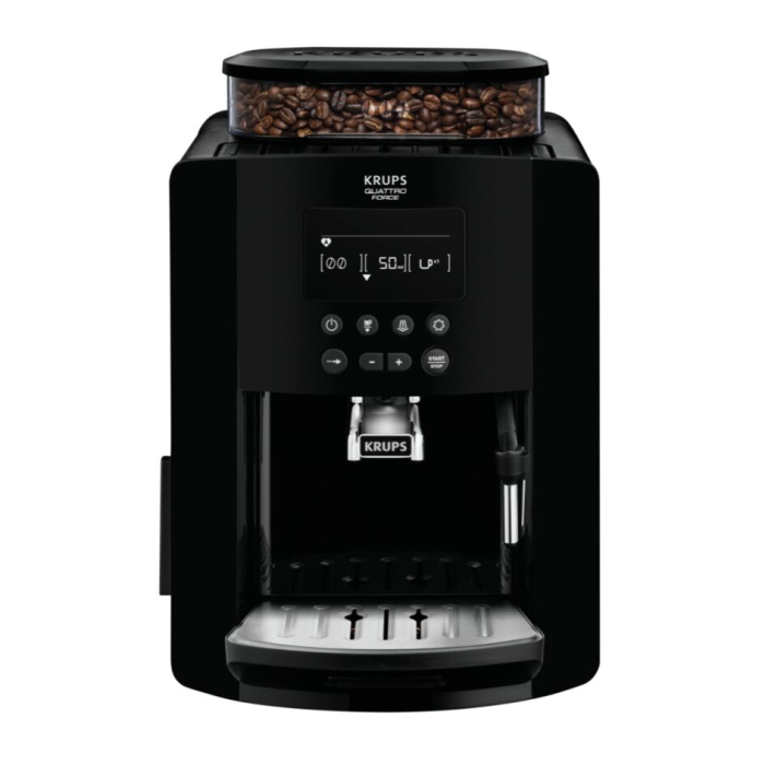 Espressor automat Krups Happy  Arabica EA817010, ecran LCD, 15 bari, rezervor boabe 260g, rezervor apa 1.7L, rasnita 3 nivele, duza abur, funct [2]