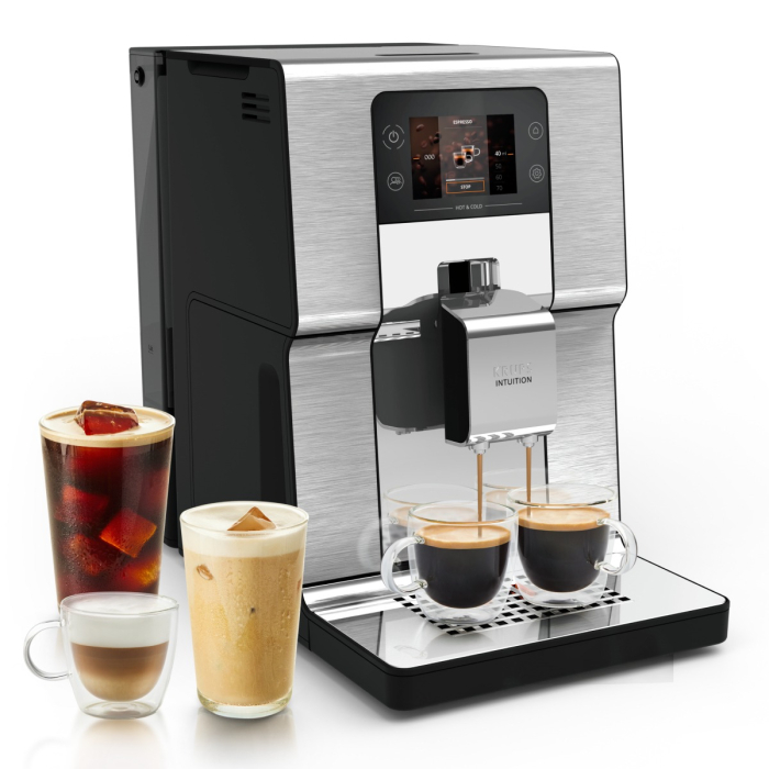Espressor automat Krups Intuition Experience Hot&Cold EA879EE0, 1550 W, presiune 15 bari, capacitate rezervor apa 3 L, 13 trepte de macinare, tehnolog [10]
