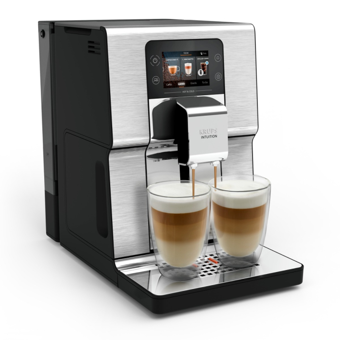 Espressor automat Krups Intuition Experience Hot&Cold EA879EE0, 1550 W, presiune 15 bari, capacitate rezervor apa 3 L, 13 trepte de macinare, tehnolog [12]