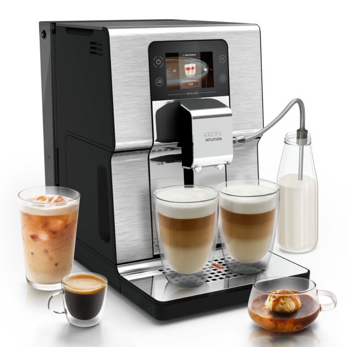 Espressor automat Krups Intuition Experience Hot&Cold EA879EE0, 1550 W, presiune 15 bari, capacitate rezervor apa 3 L, 13 trepte de macinare, tehnolog [13]