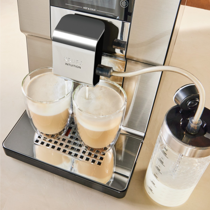 Espressor automat Krups Intuition Experience Hot&Cold EA879EE0, 1550 W, presiune 15 bari, capacitate rezervor apa 3 L, 13 trepte de macinare, tehnolog [7]