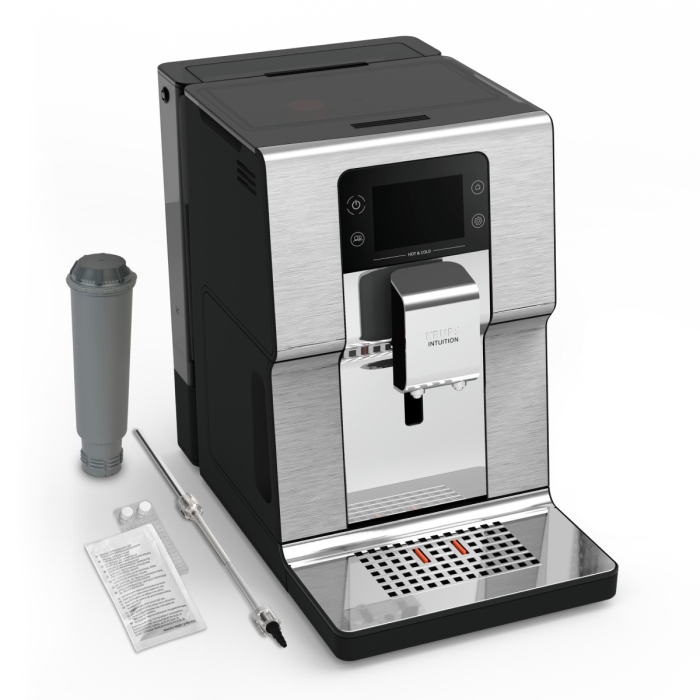 Espressor automat Krups Intuition Experience Hot&Cold EA879EE0, 1550 W, presiune 15 bari, capacitate rezervor apa 3 L, 13 trepte de macinare, tehnolog [9]