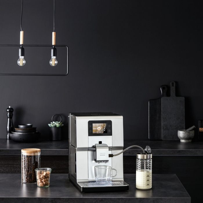 Espressor automat Krups Intuition Preference+ EA875E10, 1450W, accesoriu spumare lapte, 15 retete, argintiu [8]