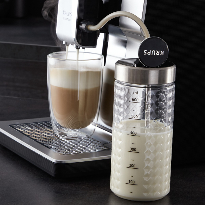 Espressor automat Krups Intuition Preference+ EA875E10, 1450W, accesoriu spumare lapte, 15 retete, argintiu [12]