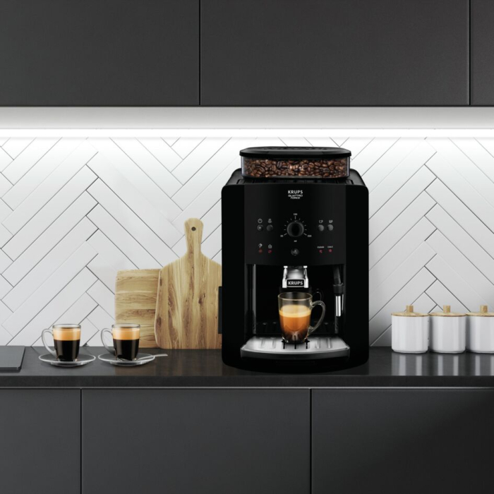 Espressor automat Krups Picto Arabica EA811010, 1450W, 15 bari, 1.7L, rasnita 3 nivele, Negru [6]