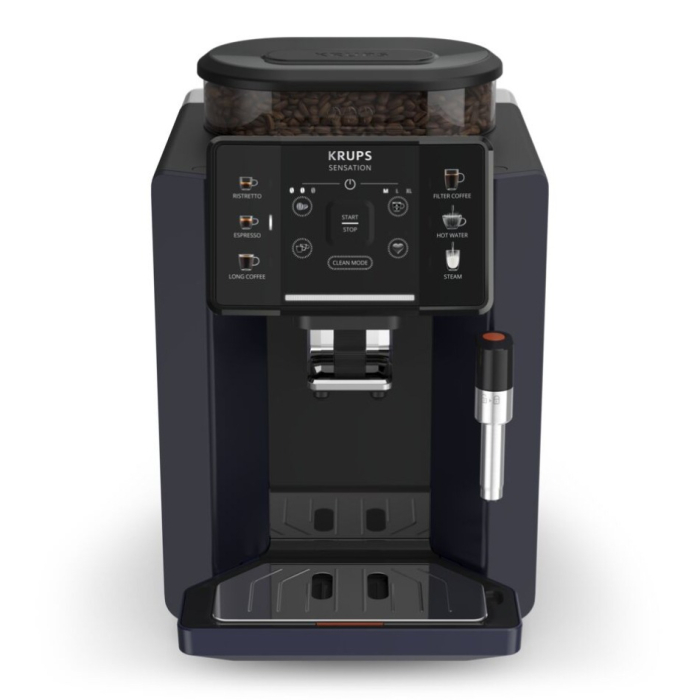 Espressor automat Krups Sensation EA910B10, 1450W, 15 bari, 5 retete, ecran tactil, rezervor cafea 260g, duza de abur, Sistem Thermoblock Compact, n [3]